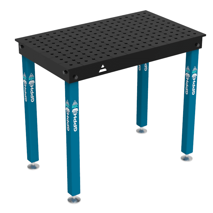 BASIC Welding Table Size - 1000x600mm, Grid - 50x50mm, System - Φ16, Legs - On feet