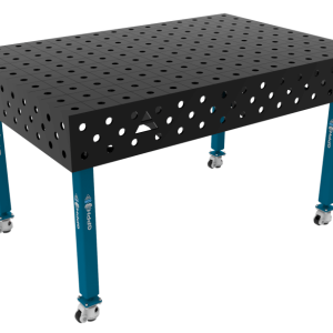 Stół Spawalniczy ECO Rozmiar - 1500x1000mm, Siatka - 100x100mm, System - Φ28, Nogi - Na kołach