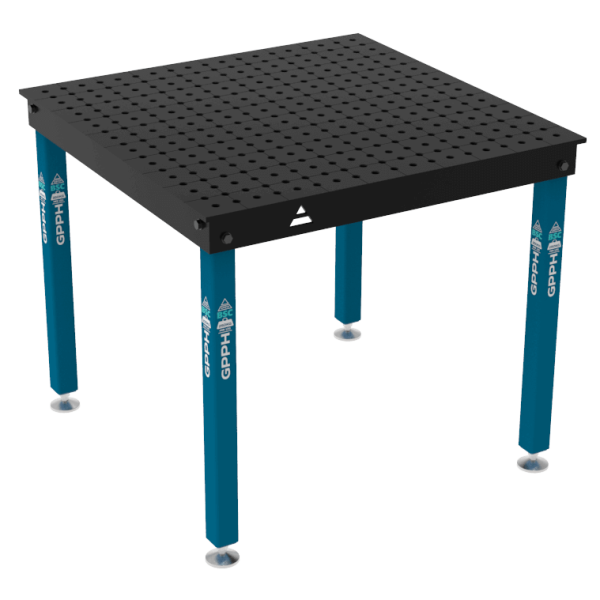 Table de Soudage BASIC Taille - 1000x1000mm, Grille - 50x50mm, Système - Φ16, Pieds - Sur embases