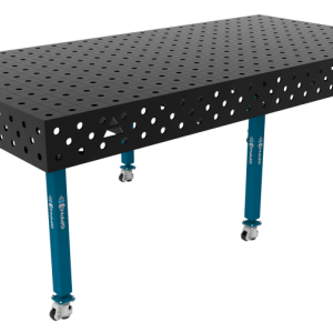Stół Spawalniczy ECO Rozmiar - 2400x1200mm, Siatka - 100x100mm, System - Φ28, Nogi - Na kołach