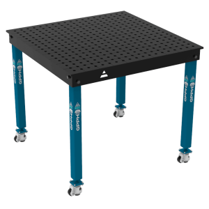 Table de Soudage BASIC Taille - 1000x1000mm, Grille - 50x50mm, Système - Φ16, Pieds - Sur roulettes