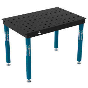 Svářovací Stůl BASIC Rozměr - 1200x800mm, Mřížka - 100x100mm, Systém - Φ28, Nohy - Na patkách