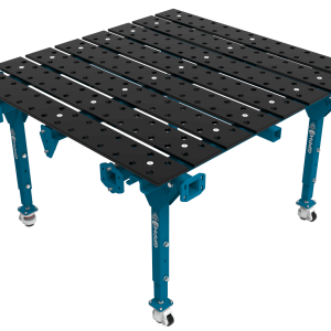 Modulární svařovací stůl jednoduchý 1600x1500 mm systém 28 mm, mřížka 100x100, nitridovaný